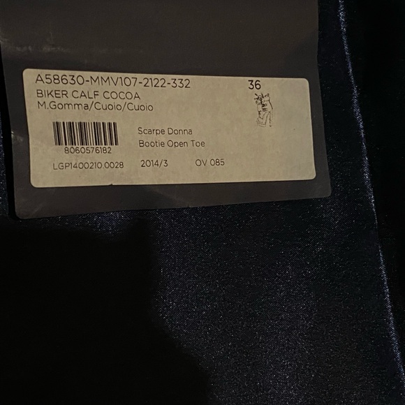 Sergio Rossi Brown Leather High Heel Ankel Boots - Picture 5 of 13